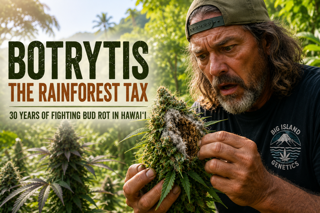 Why Is Botrytis the Tax You Pay for Growing Cannabis in the Hawaiian Rainforest?