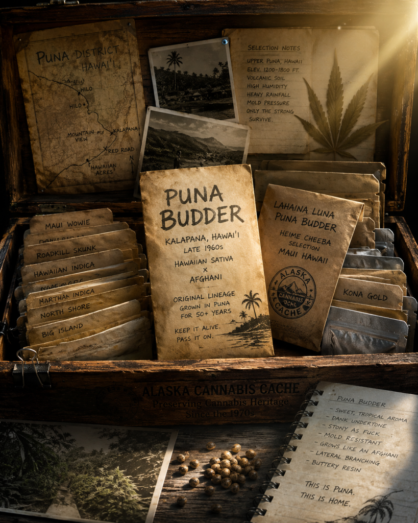 Puna Budder strain history